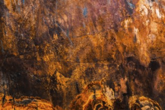 Scratched Rough Rusty Stained Surface Texture or Background
