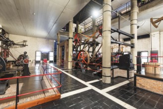 Asturias, Spain, November 19, 2018: Mining museum of Asturias, The complex includes the information