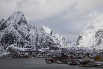 Lofoten in winter Norway