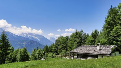 Ligeretalm in the Endstal valley near Berchtesgaden