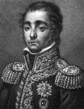 Horace Francois Bastien Sebastiani de La Porta (1771-1851) on engraving from 1859. French soldier,