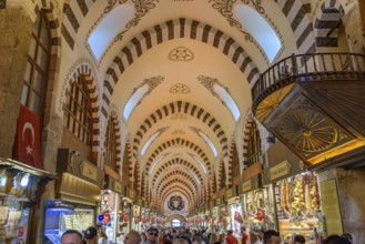 Spice Bazaar (Egyptian Bazaar), a covered market in Istanbul, Turkey