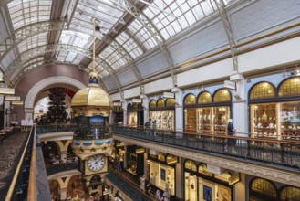 SYDNEY, AUSTRALIA, DECEMBER 04 2023: The beautiful heritage interior of Queen Vic Building at
