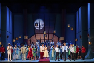 Opera L'elisir d'amore, Donizetti, Teatre Principal, Palma, Majorca, Balearic Islands, Spain