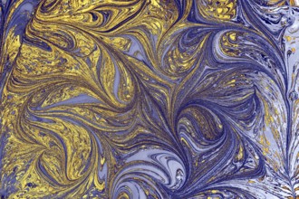 Abstract marbling floral pattern for fabric, tile design. background texture