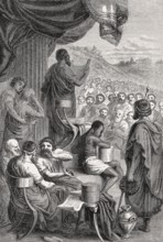 Herodotus reads out his stories, classical Greek author