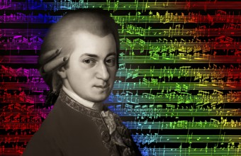 Wolfgang Amadeus Mozart, 1756 – 1791, composer of classical music, First Viennese School, notesheet