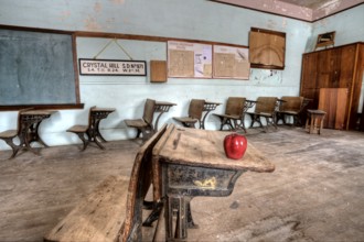 Abandoned School House one room Canada Saskatchewan