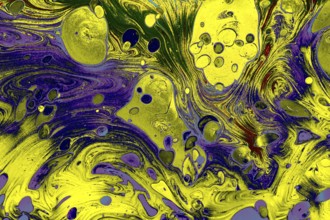 Traditional Ottoman Turkish abstract marbling art patterns as background