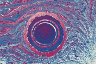 Abstract creative marble pattern texture. Traditional art of Ebru marbling