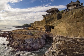 Tanah Lot, a rock formation in Bali Island, Indonesia