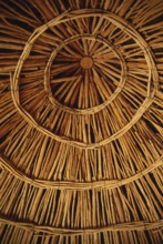 Wood roof, jaisalmer, rajasthan, india