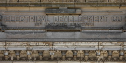 The former Electrical Development Company of Ontario building in Niagara Falls, Ontario, Canada,