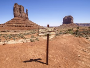 Landscape of the ancient rocks. Monument Valley, Arizona
