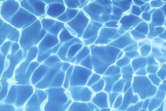 Blue Ripple Water Background, Water Surface Blue Swimming Pool