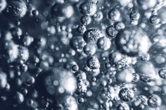 Underwater bubbles Abstract background .Air bubbles in water background