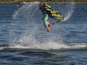 Olbia, Italy - September 16 - 20192 Aquabike world Championship gran prix of Italy