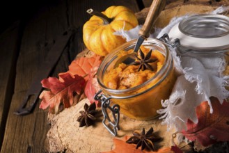 An autumnal rustic pumpkin