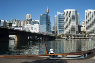 2018-09-18, Sydney, New South Wales, Australia, A view from Darling Harbour to the skyline of