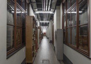 Brussels Capital Region, Belgium, 03 19 2022, Warehouse and archive of the museum of Natural