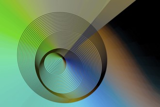 Colorful spiral lines background pattern