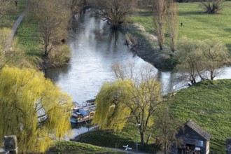 The confluence of the Saale and Unstrut rivers in Naumburg's Blütengrund