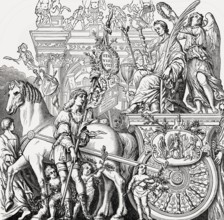 The Triumph of Gaius Julius Caesar, 100, 44 BC, Roman statesman