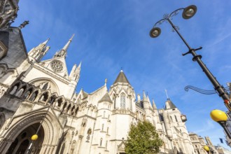Royal Courts of Justice in London England. United Kingdom