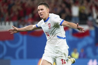 LEIPZIG, GERMANY - JUNE 18, 2024: Euro 2024 Groupe F match Portugal vs Czechia 2:1. Lukas Provod