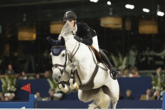 Lars Kersten of Netherlands competes in 1.60m FEI Jumping World Cup at Jumping Amsterdam in