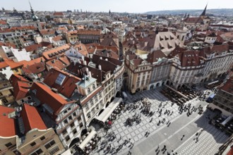 Prague, Old Town Square, view from the Town Hall Tower Prague, Czech Republic