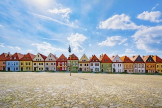 Row of houses on the town hall square in Bardejov, Slovakia Bardejov, Slovakia