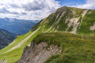 Fantastic hike in the Lechquellen Mountains in Vorarlberg Austria near Lech, Warth, Bludenz