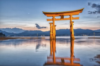 Itsukushima Miyajima Japan. Itsukushima Shrine and floating torii gate