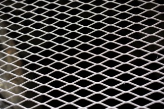 Metal grid texture background with abstract pattern