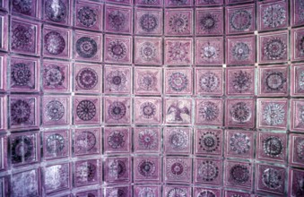 Ceiling view in St. Thomas Kottakkavu Church, North Paravur, Kerala, South India, India, Asia
