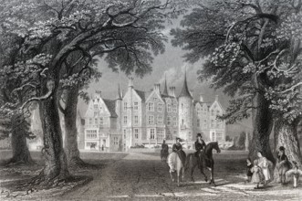Tyninghame House, ein Herrenhaus in East Lothian, Schottland, 17.