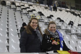 Mood pictures from the Europaparkstadion in front of the kick-off of the UEFA Nations League match: