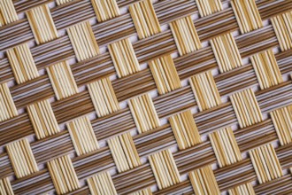 Plastic wicker texture very close up view