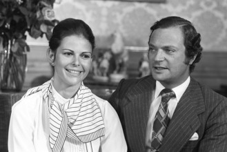 Carl XVI Gustaf and Silvia Sommerlath. Carl XVI Gustaf, King of Sweden. Born 30 april 1946. Picture