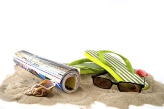 Leisure at the beach on vacation