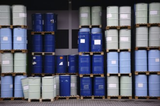 The storage of toxic waste and chemicals in tin cans on the premises of a chemical plant