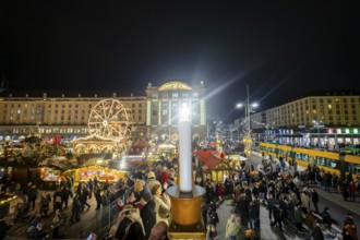 The Dresden Striezelmarkt is a Christmas market in Dresden. It has been held in Advent since 1434,
