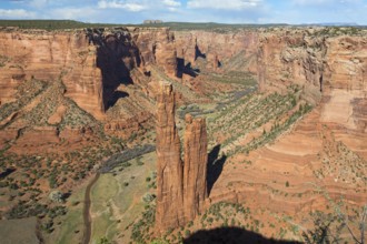 Canyon de chelly national monument, rock needle, Arizona, USA