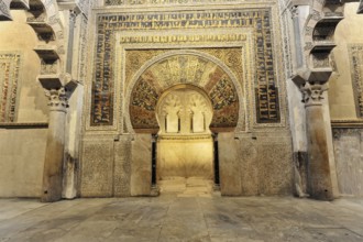La Mezquita, Mosque, Cathedral of Cordoba, Cordoba, Andalusia, Spain, Europe, Magnificently