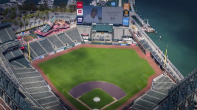 The San Francisco Giants honor Willie Mays, who recently passed away, with a tribute on the