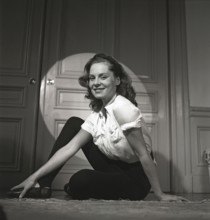 Viveca Lindfors. Swedish-American Actress. 1920-1995. Sweden 1944. Kristoffersson. ref K113-1