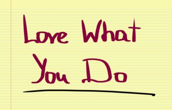 Love What You Do Concept