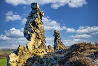 A photo of Devil's Wall in Harz mountain in Germany