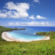 Torimbia beach in Asturias near Llanes of Spain